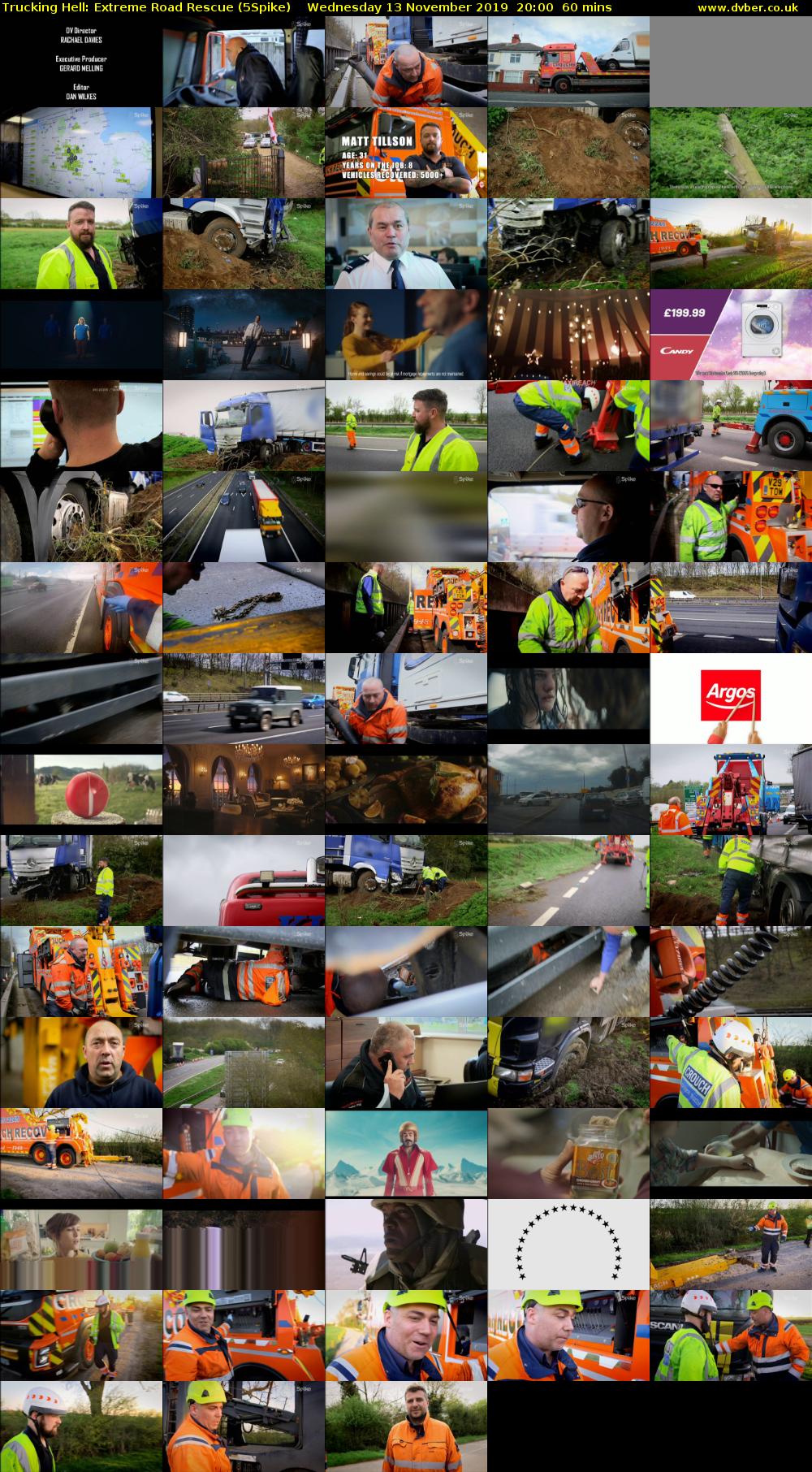 Trucking Hell: Extreme Road Rescue (5Spike) Wednesday 13 November 2019 20:00 - 21:00