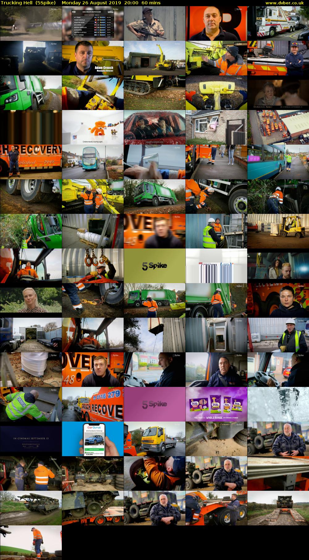 Trucking Hell  (5Spike) Monday 26 August 2019 20:00 - 21:00