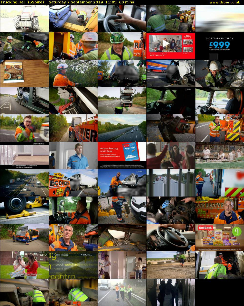 Trucking Hell  (5Spike) Saturday 7 September 2019 11:05 - 12:05