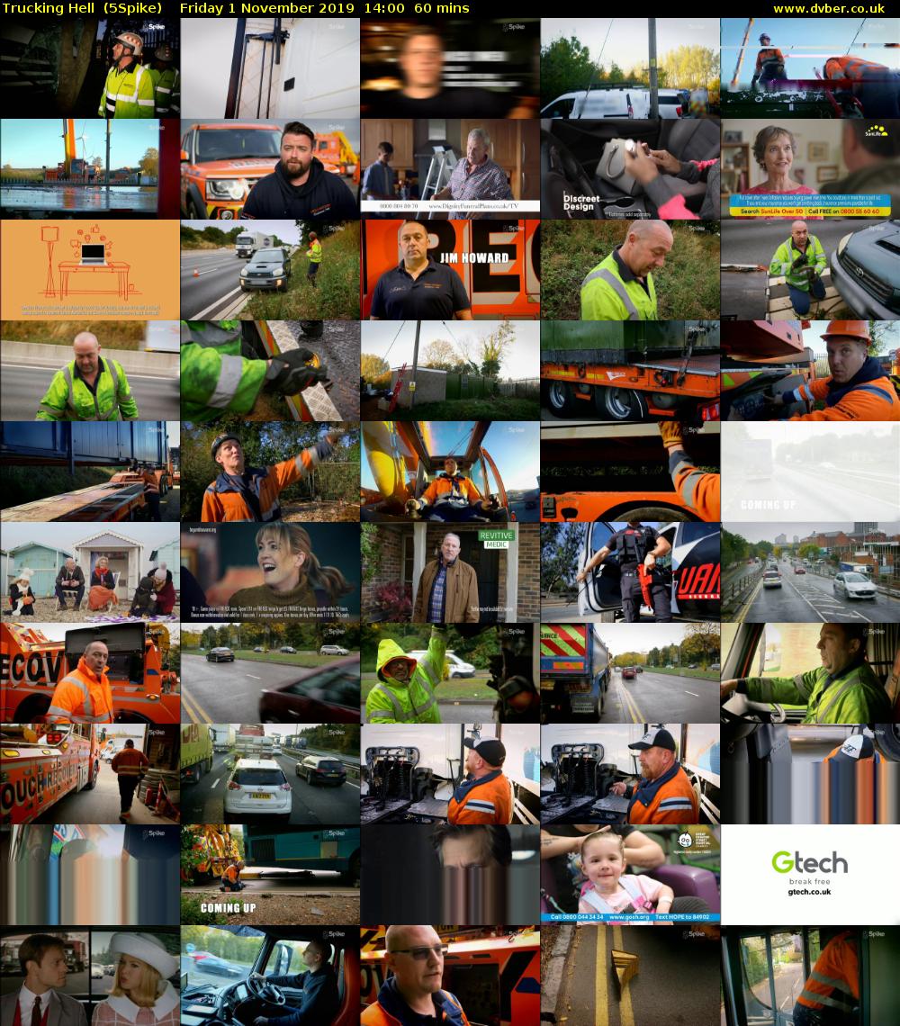Trucking Hell  (5Spike) Friday 1 November 2019 14:00 - 15:00