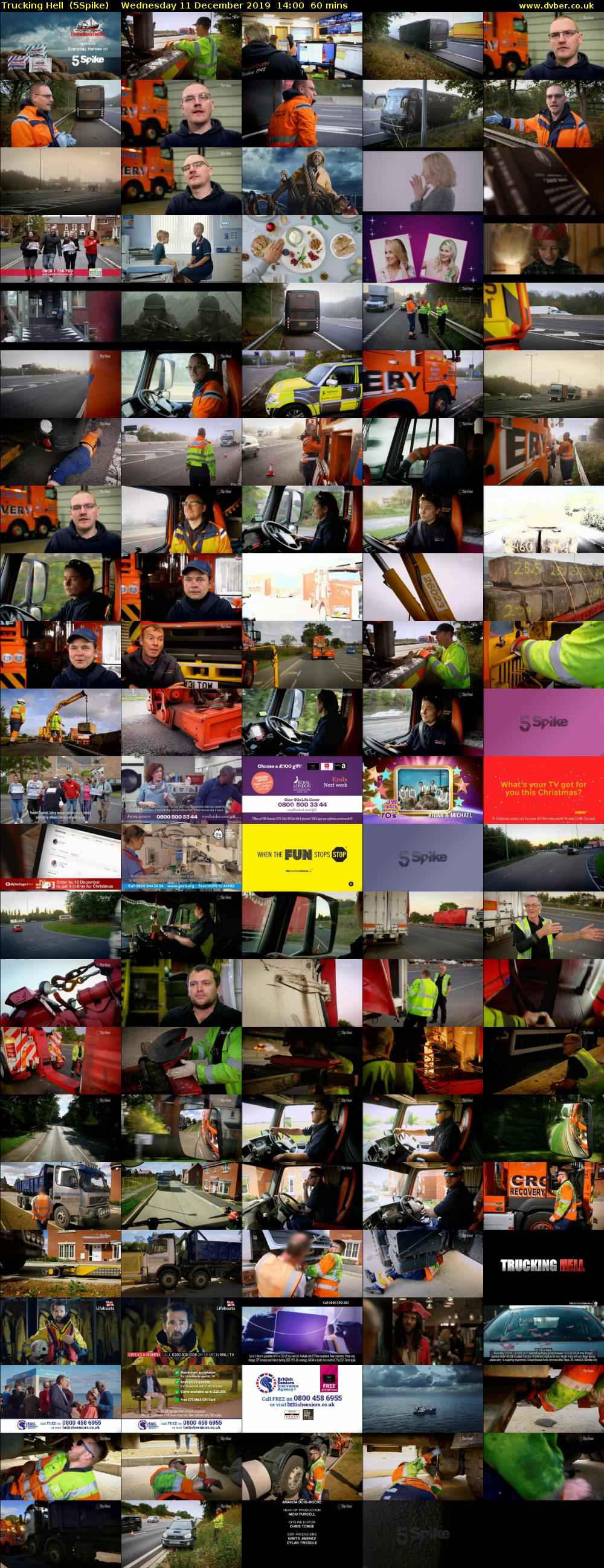 Trucking Hell  (5Spike) Wednesday 11 December 2019 14:00 - 15:00