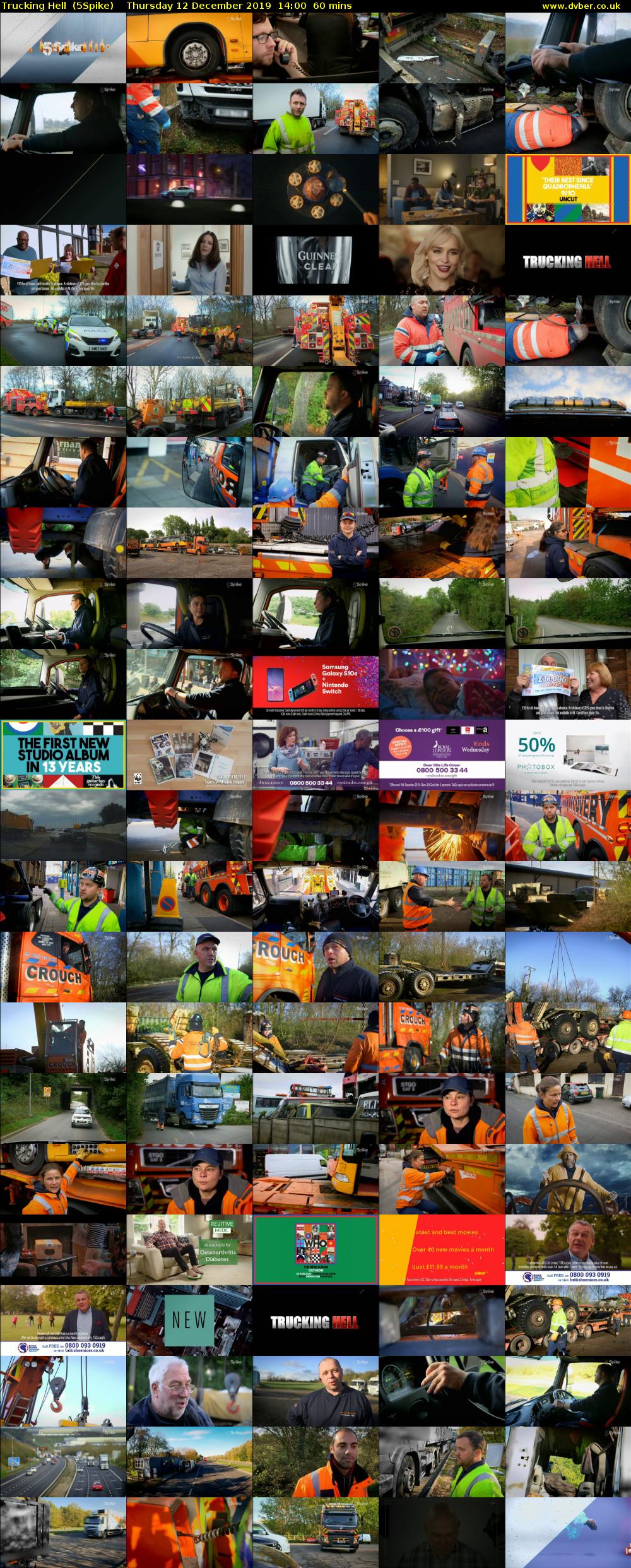 Trucking Hell  (5Spike) Thursday 12 December 2019 14:00 - 15:00