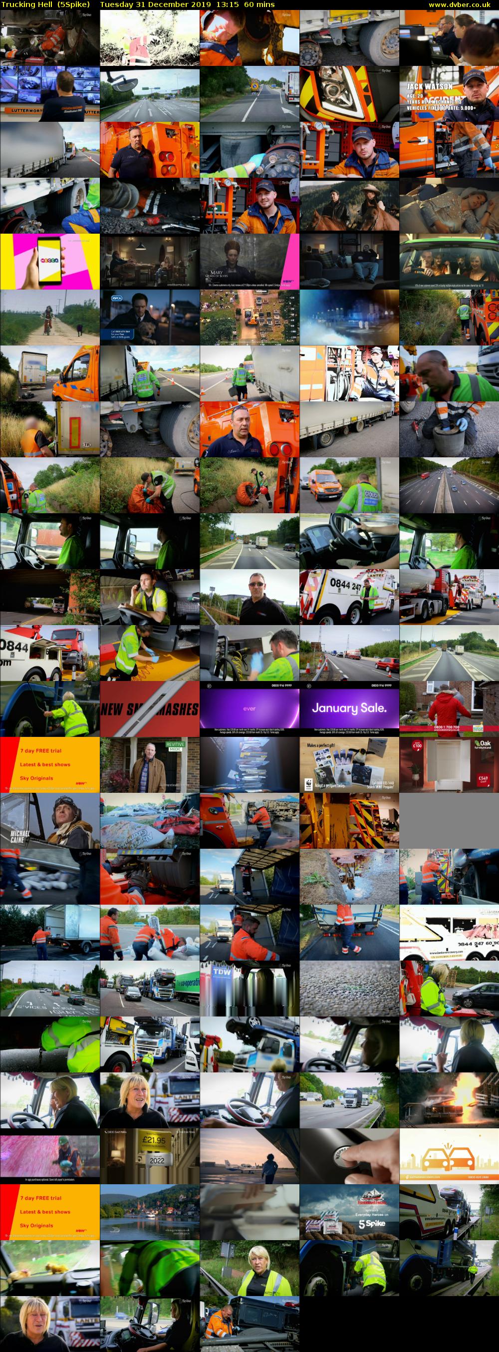 Trucking Hell  (5Spike) Tuesday 31 December 2019 13:15 - 14:15