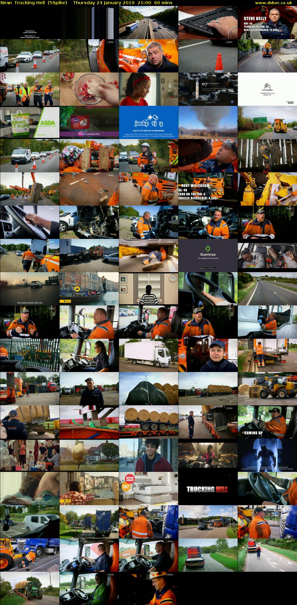 Trucking Hell (5Spike) Thursday 24 January 2019 21:00 - 22:00