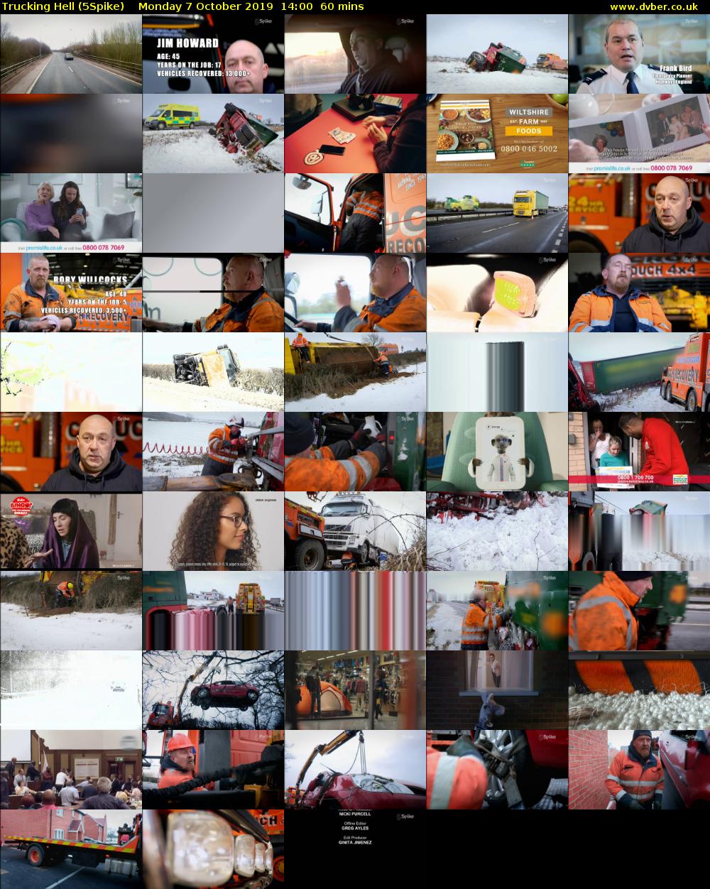 Trucking Hell (5Spike) Monday 7 October 2019 14:00 - 15:00