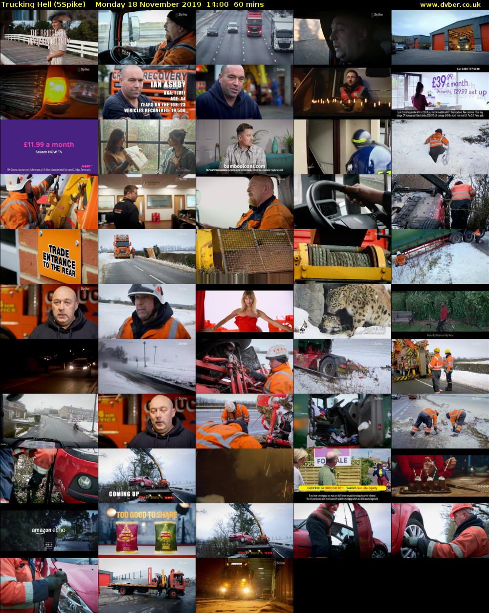 Trucking Hell (5Spike) Monday 18 November 2019 14:00 - 15:00