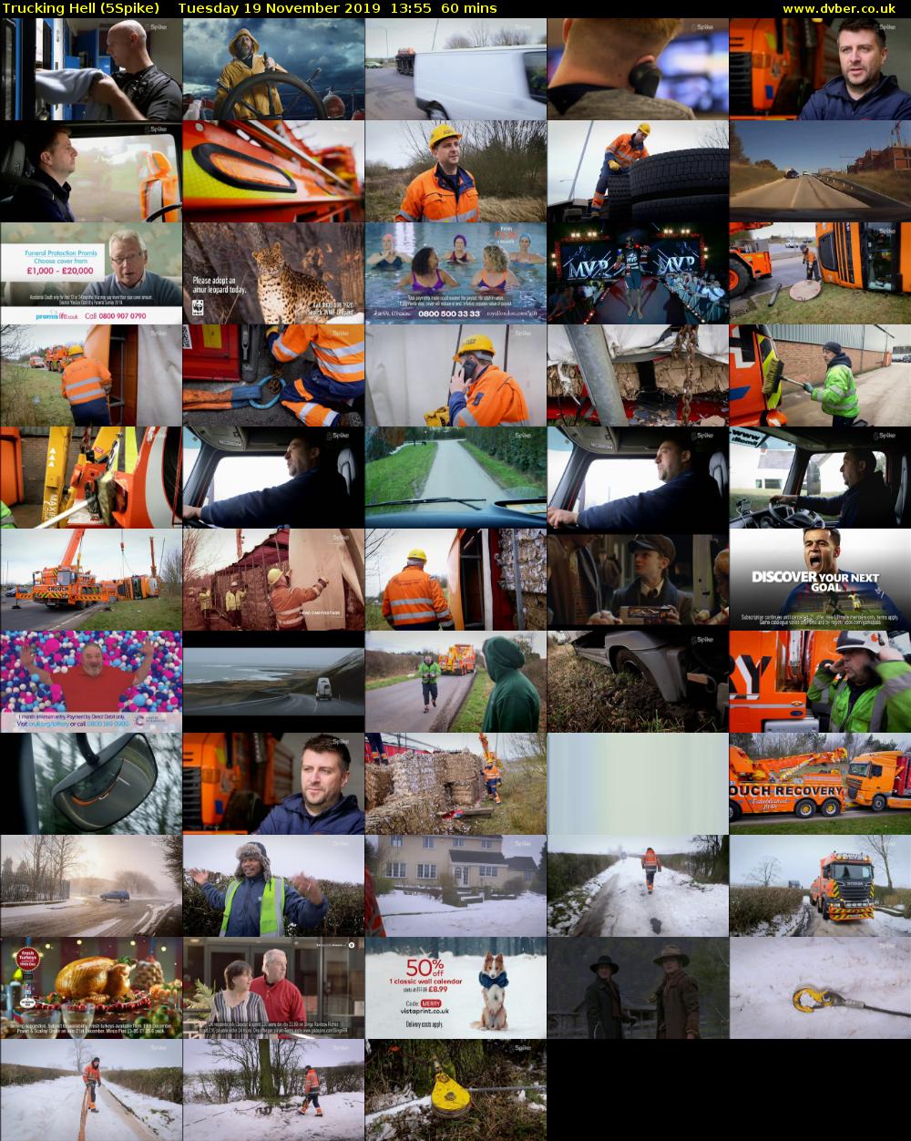 Trucking Hell (5Spike) Tuesday 19 November 2019 13:55 - 14:55