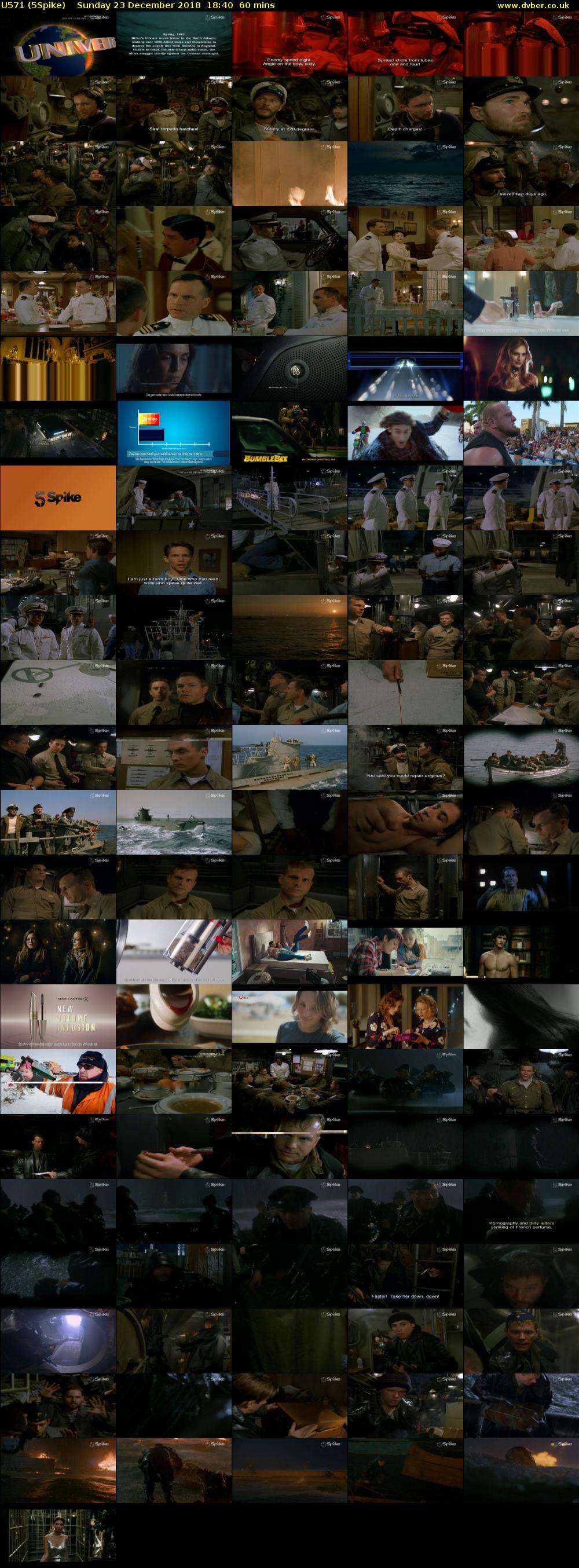 U571 (5Spike) Sunday 23 December 2018 18:40 - 19:40