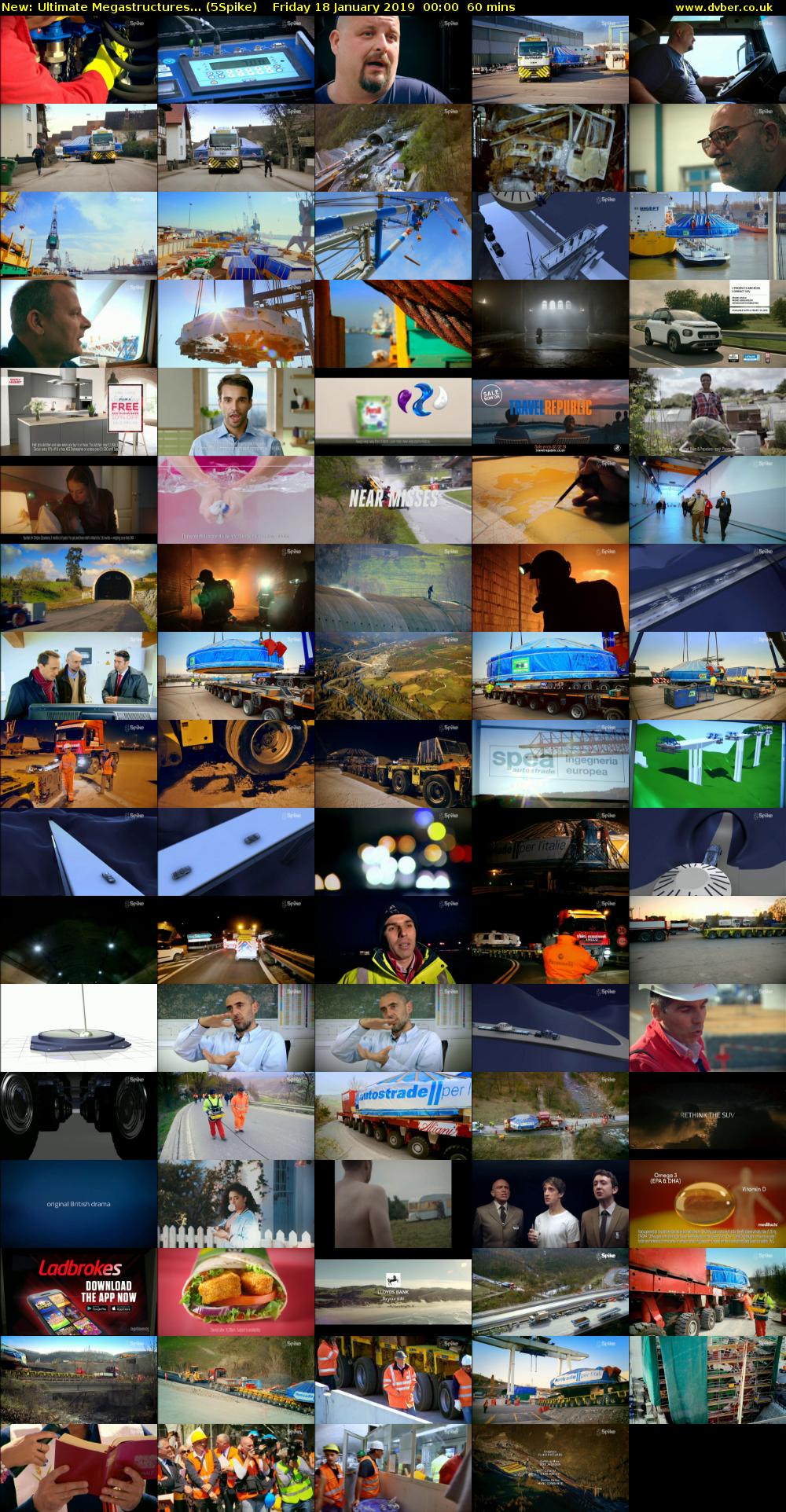 Ultimate Megastructures... (5Spike) Friday 18 January 2019 00:00 - 01:00