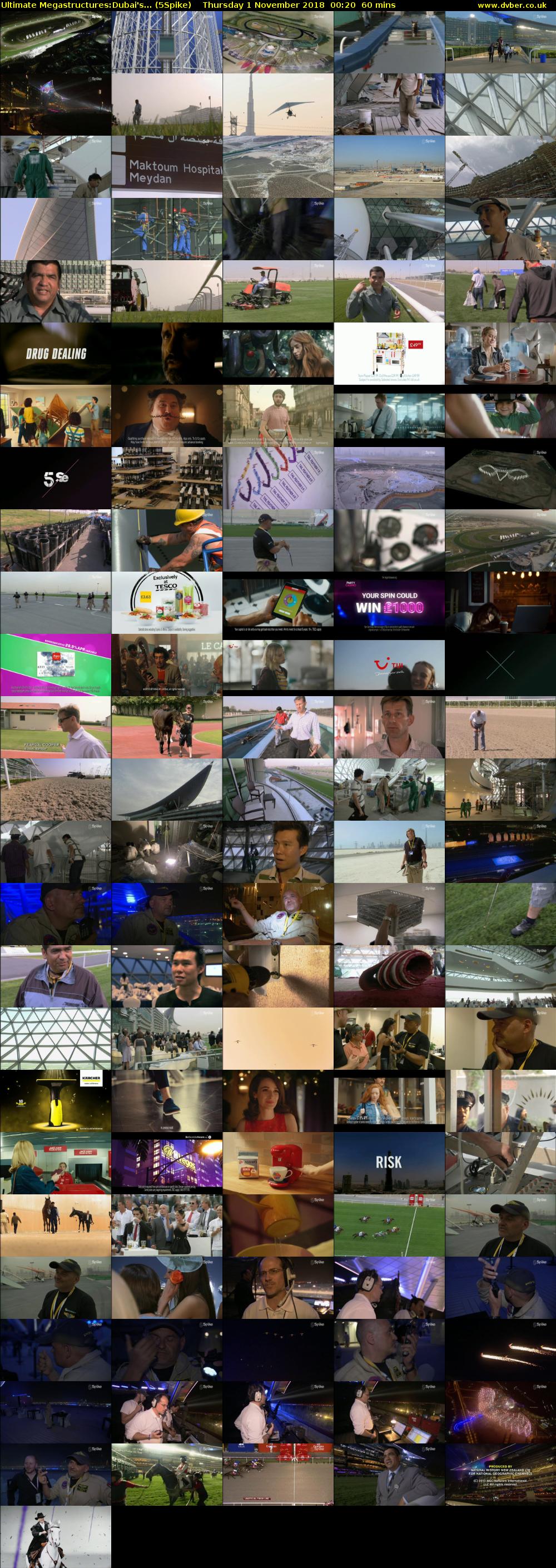 Ultimate Megastructures:Dubai's... (5Spike) Thursday 1 November 2018 00:20 - 01:20