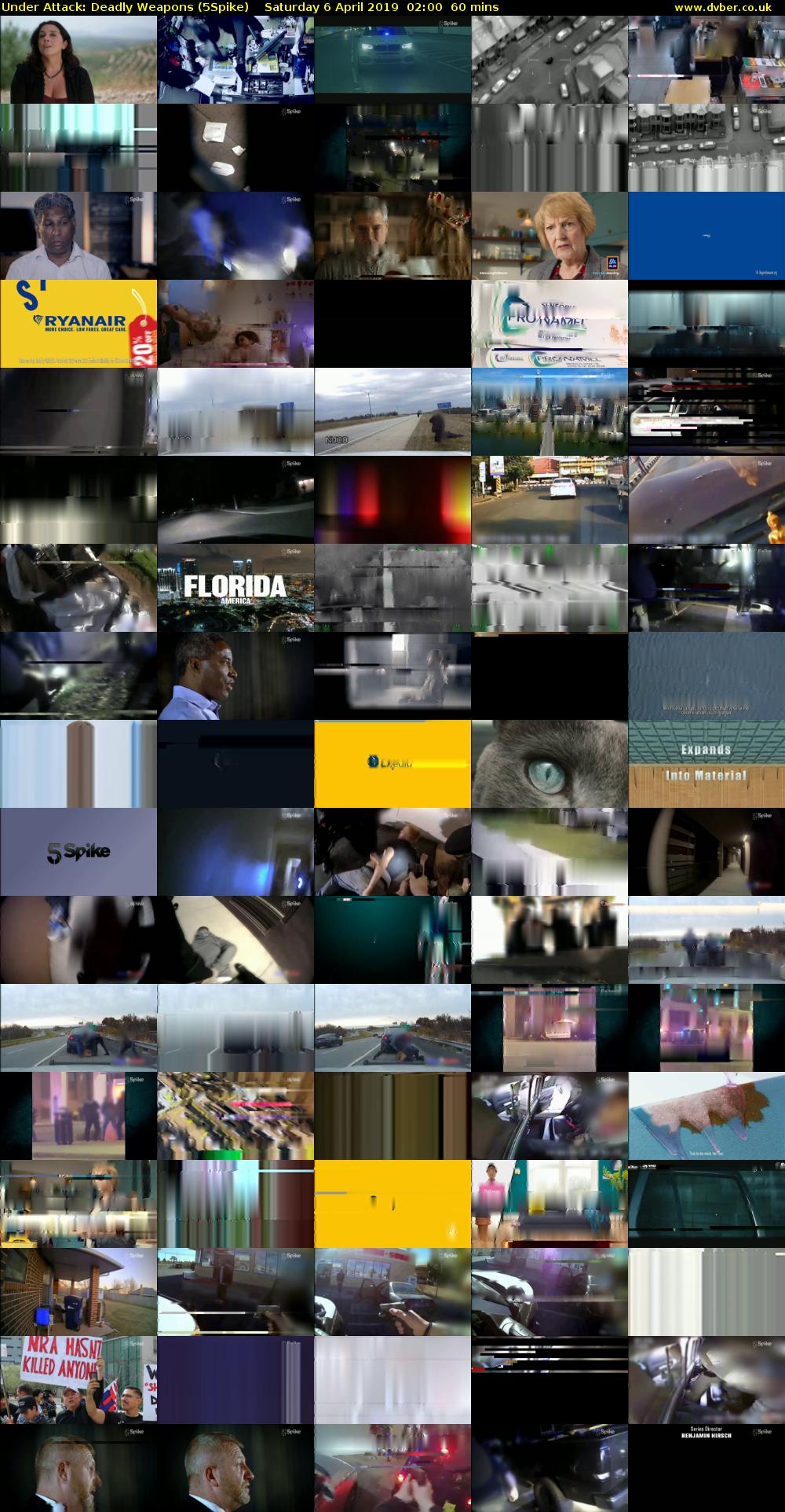 Under Attack: Deadly Weapons (5Spike) Saturday 6 April 2019 02:00 - 03:00