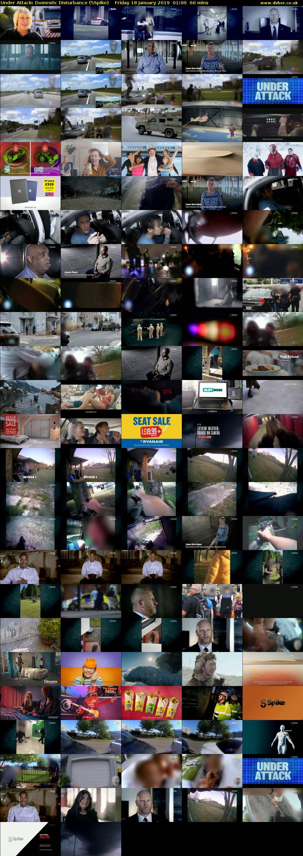 Under Attack: Domestic Disturbance (5Spike) Friday 18 January 2019 01:00 - 02:00