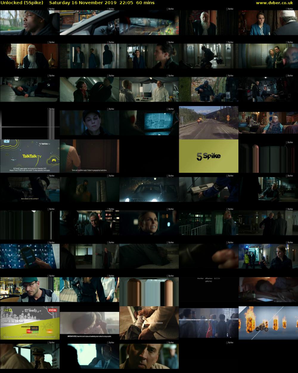 Unlocked (5Spike) Saturday 16 November 2019 22:05 - 23:05