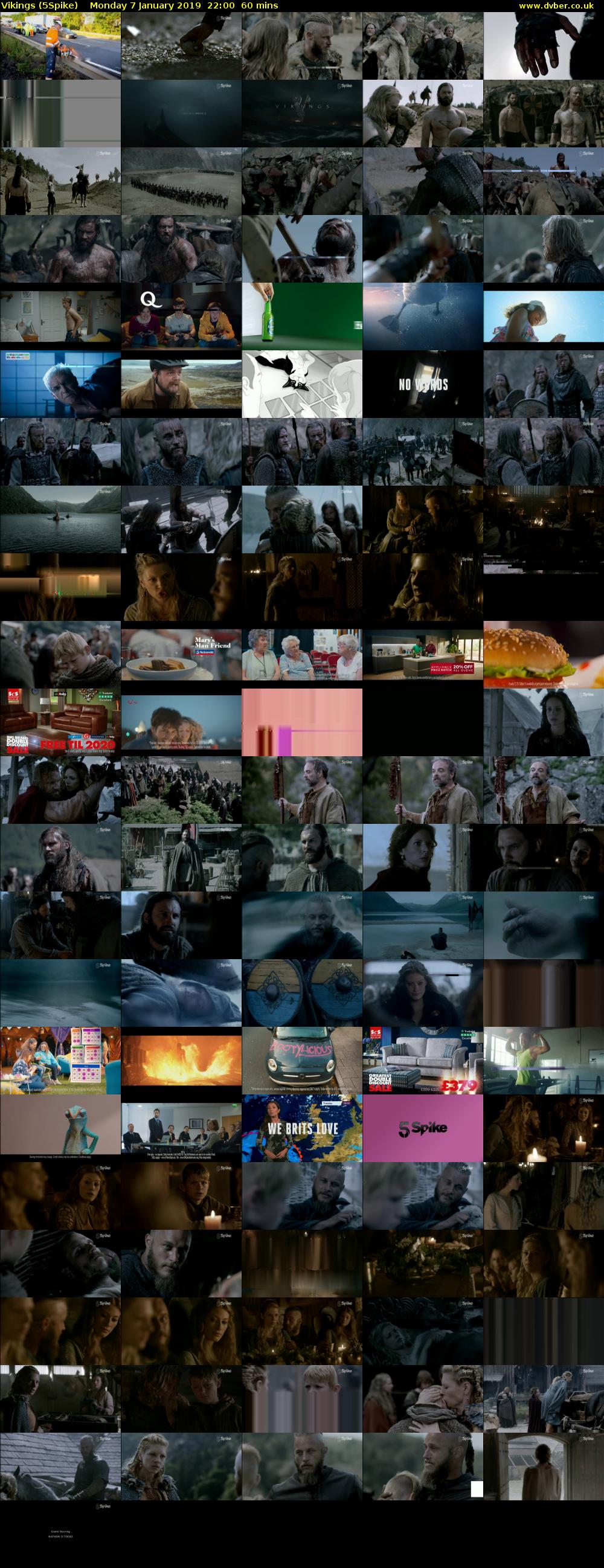 Vikings (5Spike) Monday 7 January 2019 22:00 - 23:00