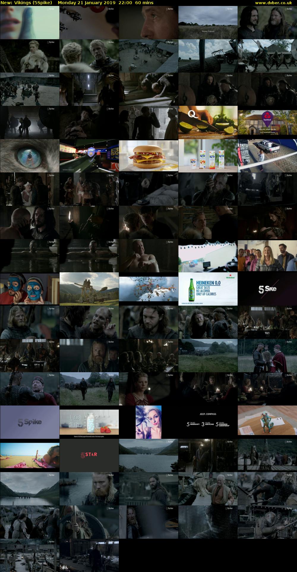 Vikings (5Spike) Monday 21 January 2019 22:00 - 23:00