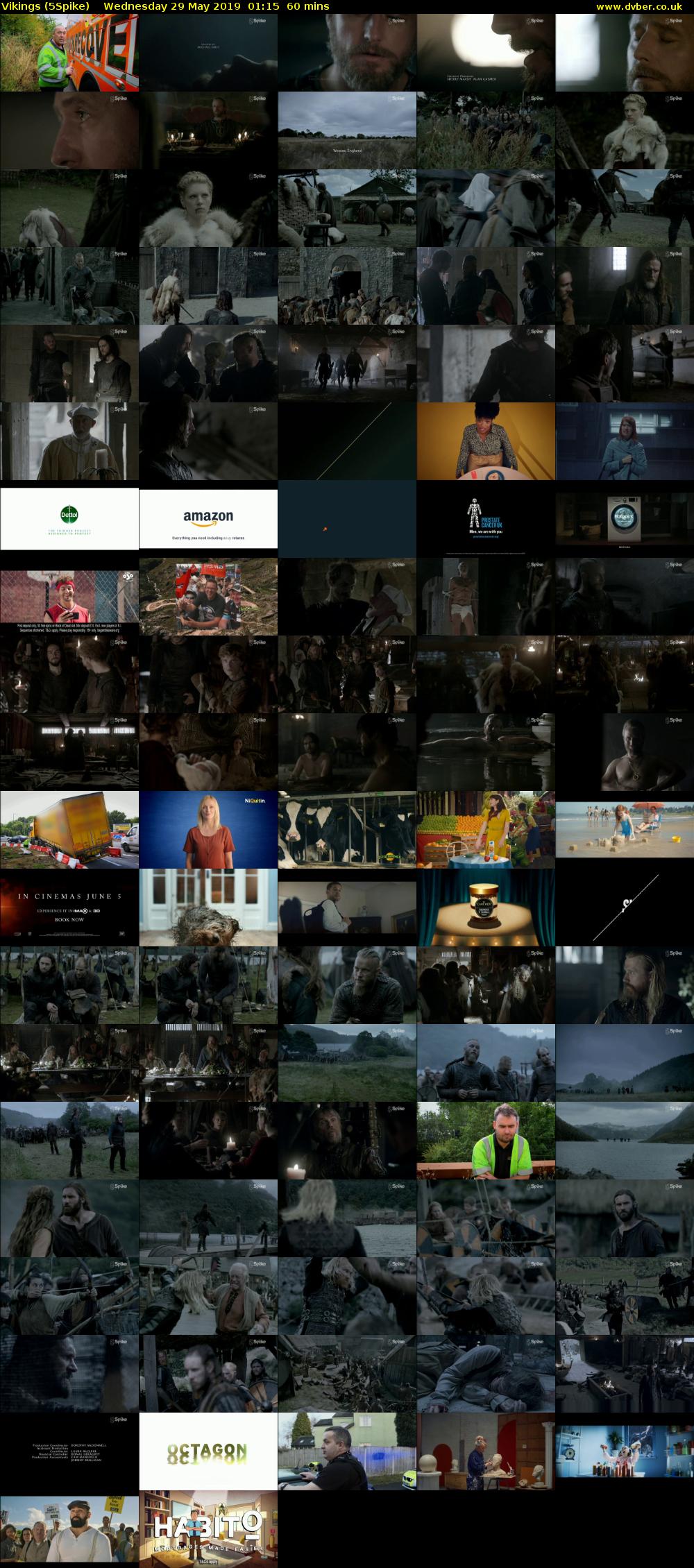 Vikings (5Spike) Wednesday 29 May 2019 01:15 - 02:15