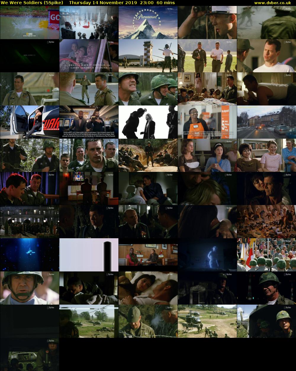 We Were Soldiers (5Spike) Thursday 14 November 2019 23:00 - 00:00