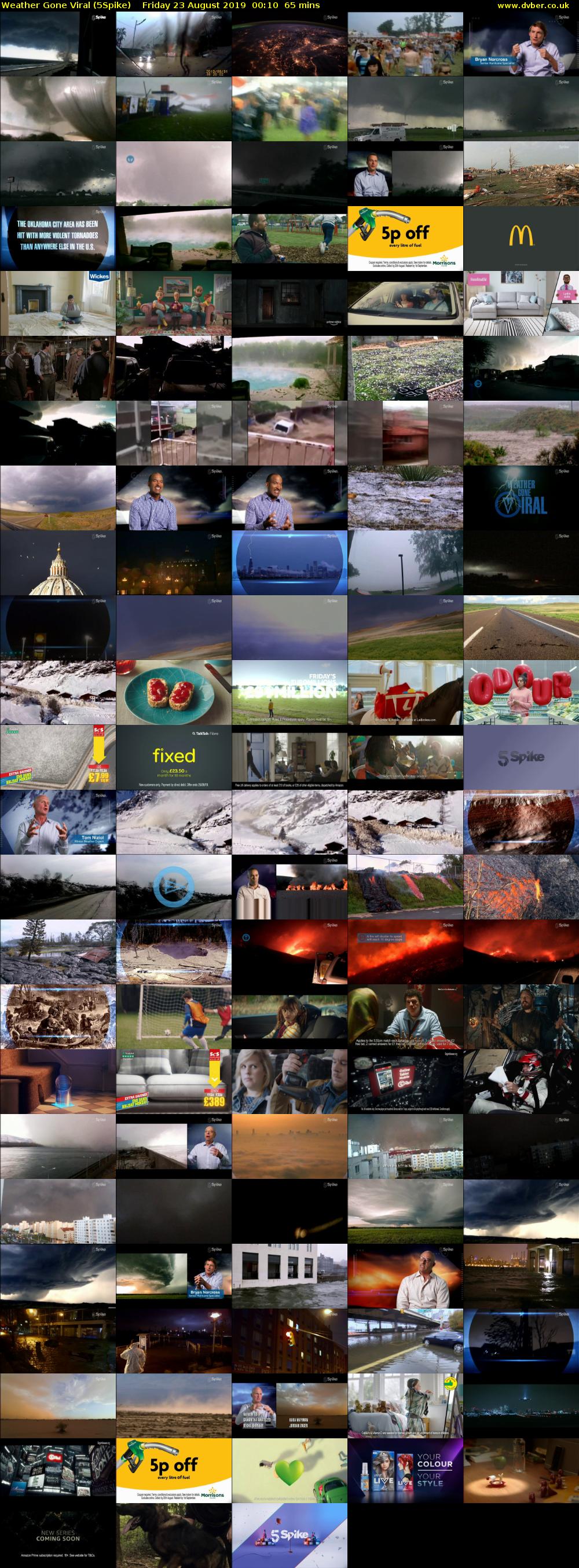 Weather Gone Viral (5Spike) Friday 23 August 2019 00:10 - 01:15