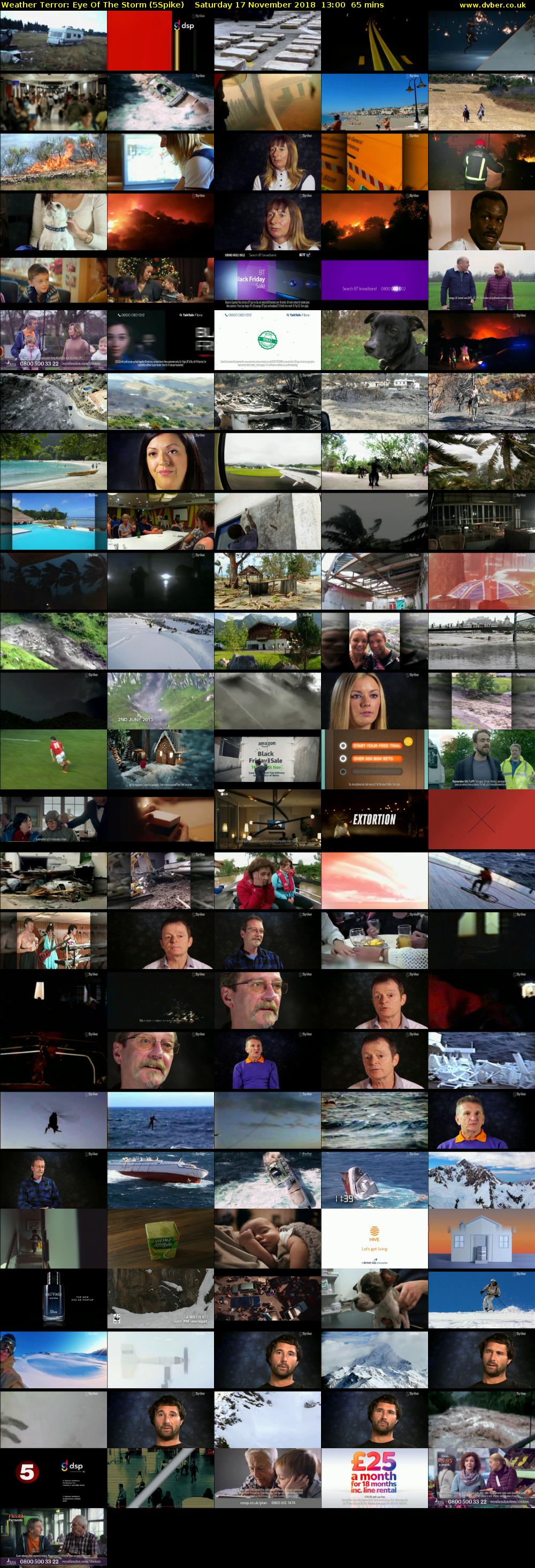 Weather Terror: Eye Of The Storm (5Spike) Saturday 17 November 2018 13:00 - 14:05