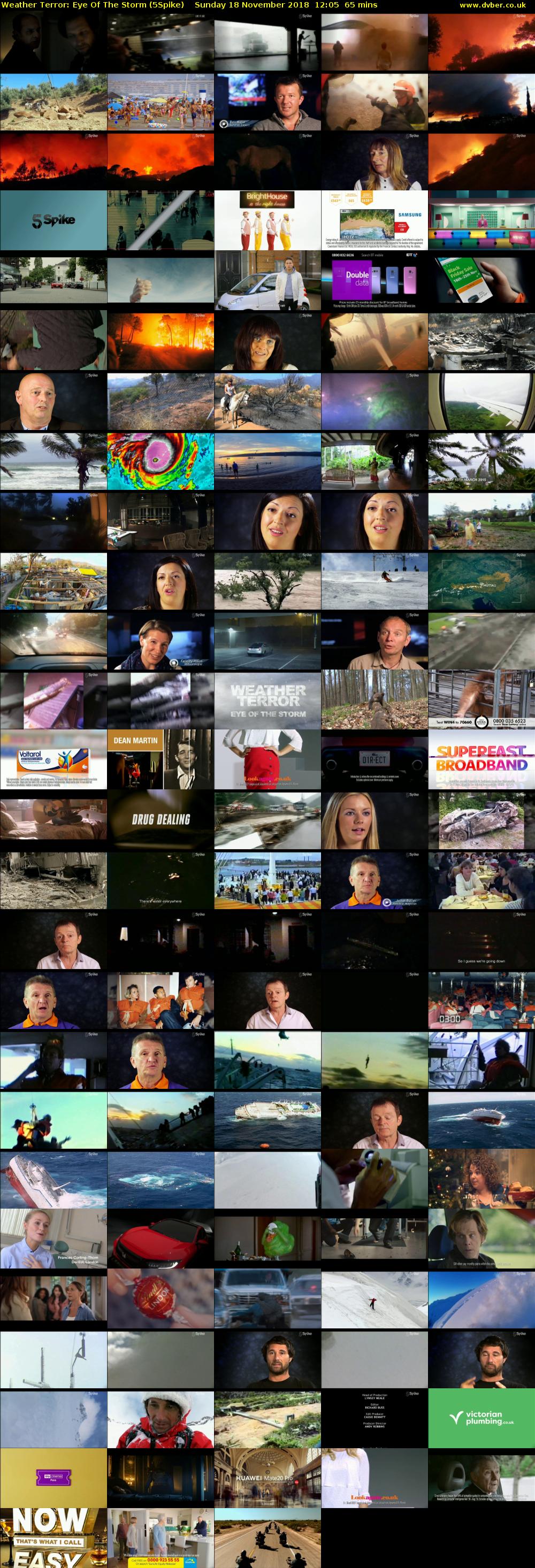 Weather Terror: Eye Of The Storm (5Spike) Sunday 18 November 2018 12:05 - 13:10