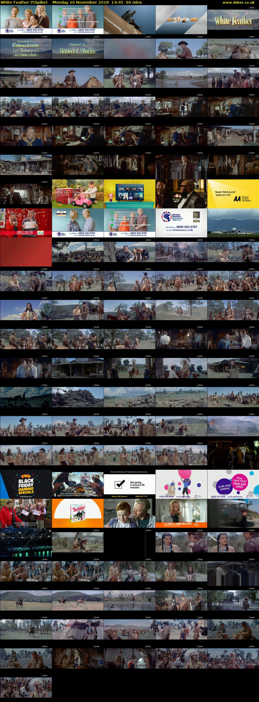 White Feather (5Spike) Monday 26 November 2018 14:45 - 15:45