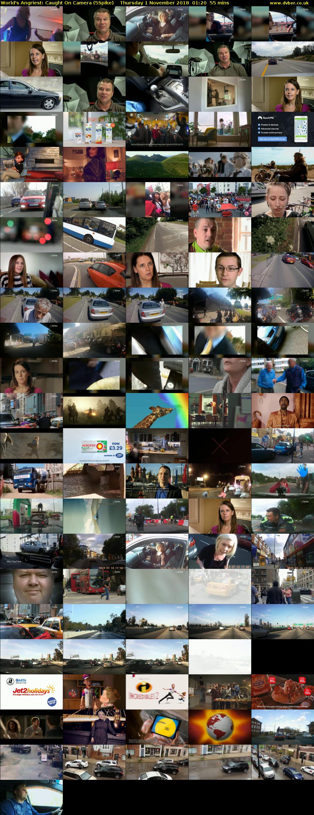 World's Angriest: Caught On Camera (5Spike) Thursday 1 November 2018 01:20 - 02:15