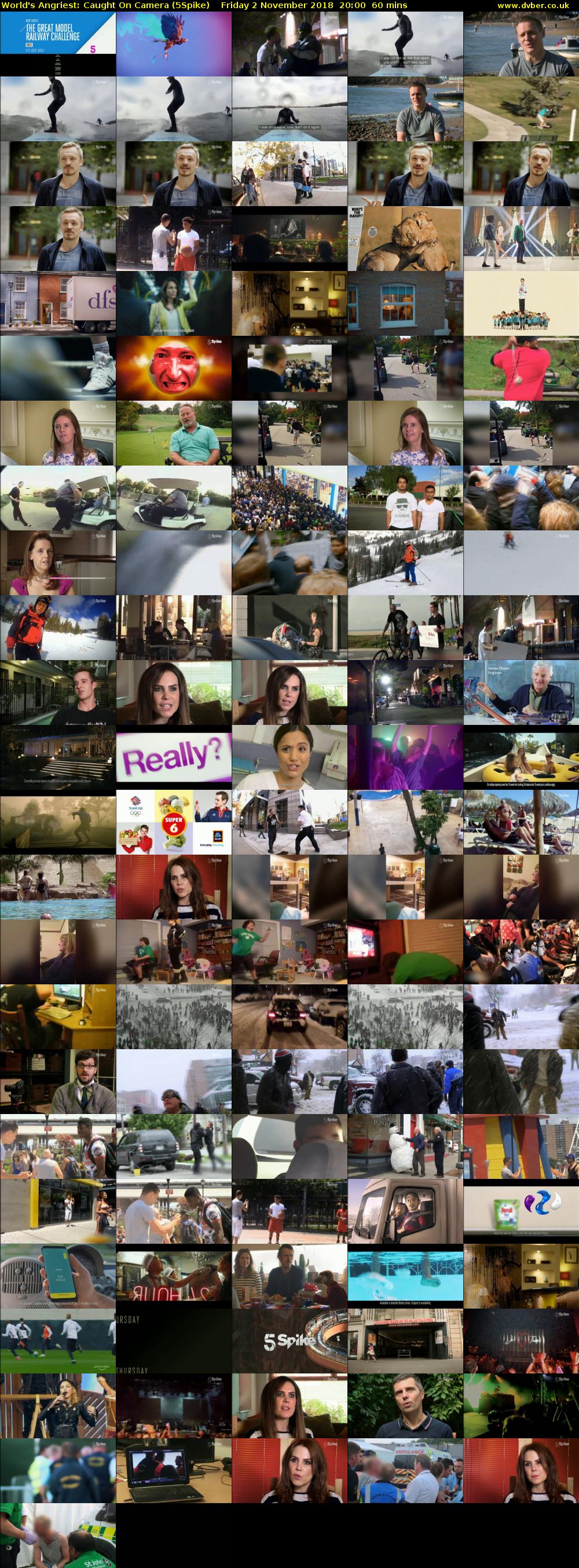 World's Angriest: Caught On Camera (5Spike) Friday 2 November 2018 20:00 - 21:00