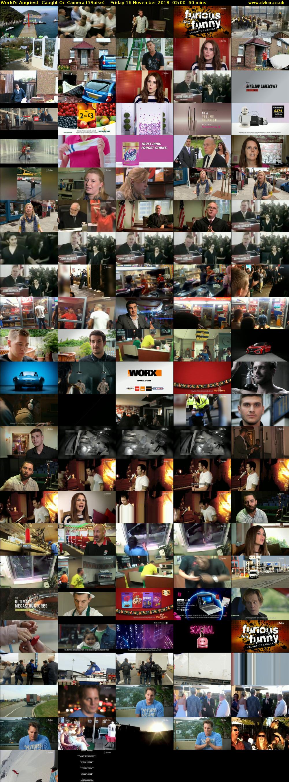 World's Angriest: Caught On Camera (5Spike) Friday 16 November 2018 02:00 - 03:00