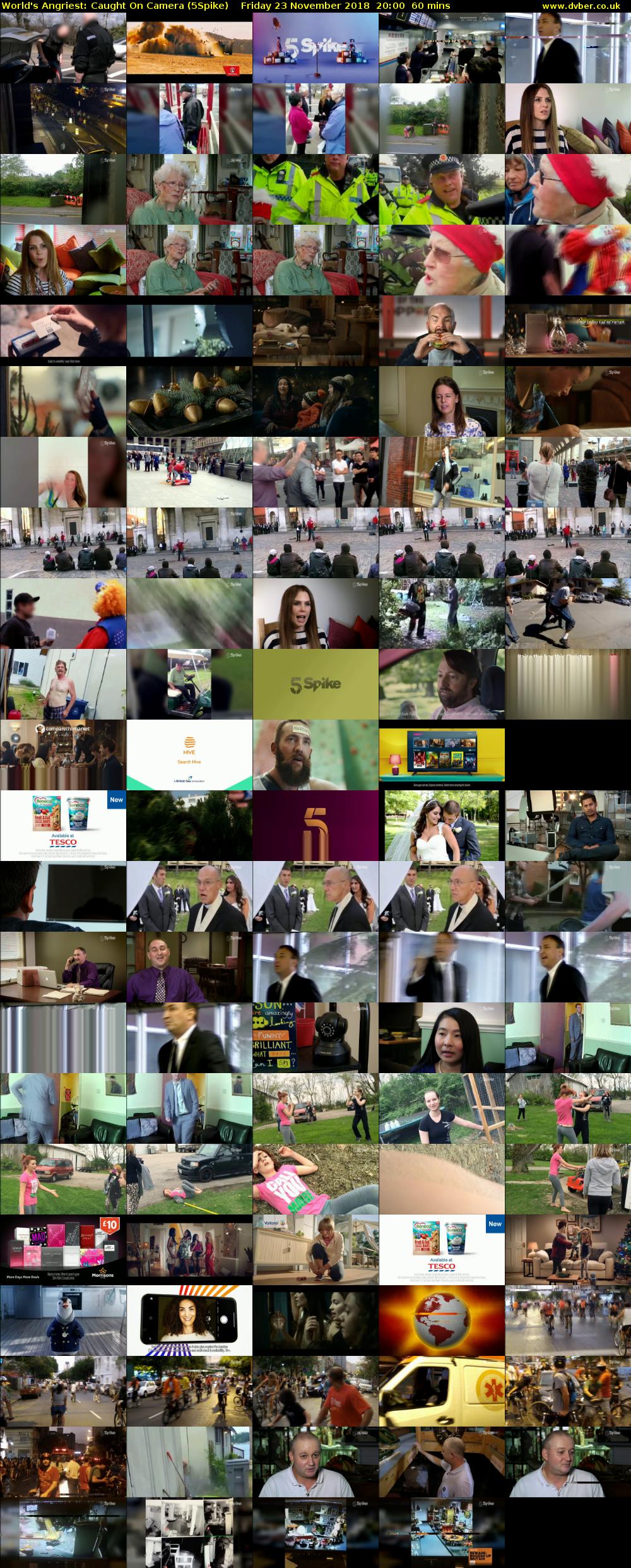 World's Angriest: Caught On Camera (5Spike) Friday 23 November 2018 20:00 - 21:00