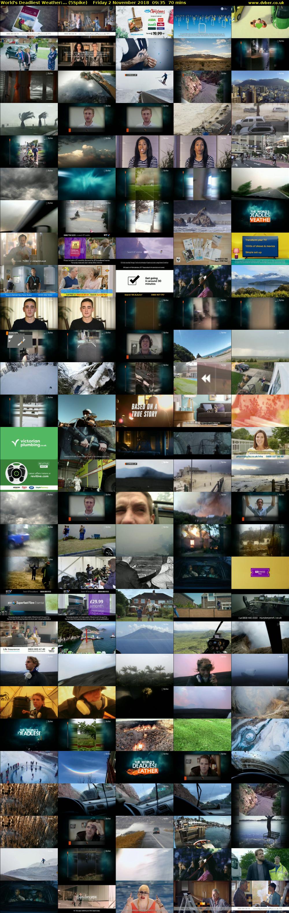 World's Deadliest Weather:... (5Spike) Friday 2 November 2018 09:35 - 10:45