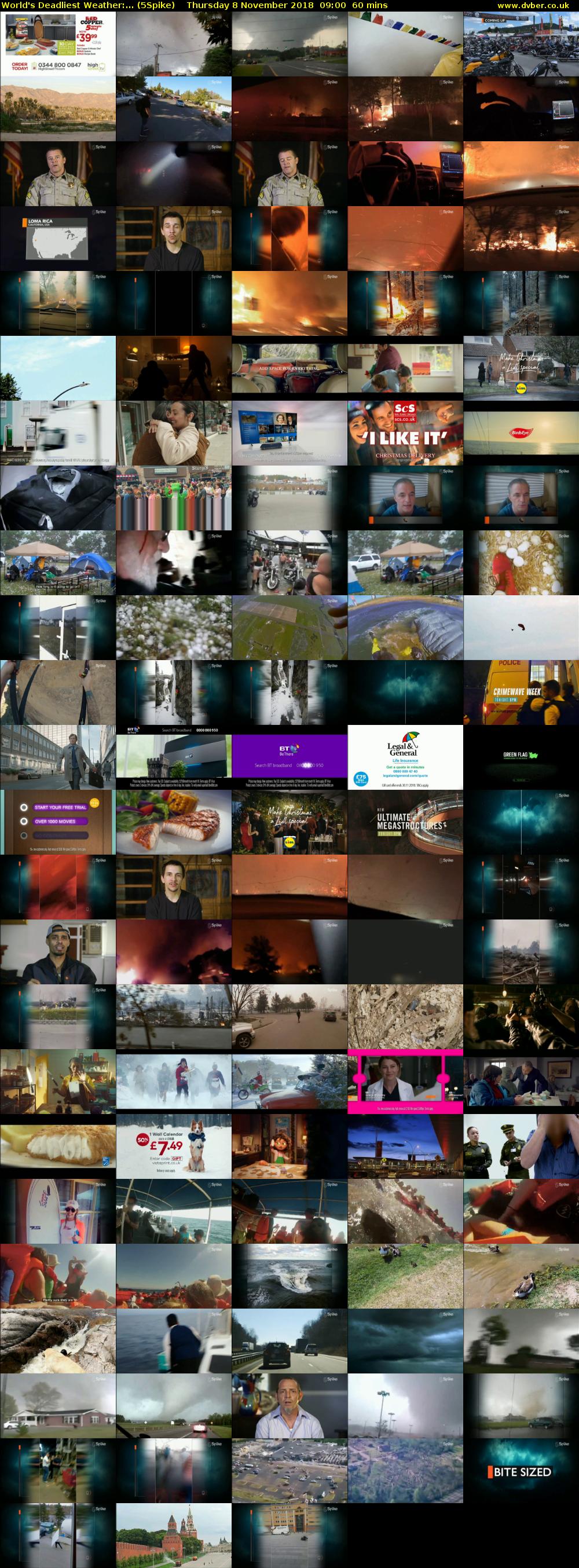 World's Deadliest Weather:... (5Spike) Thursday 8 November 2018 09:00 - 10:00