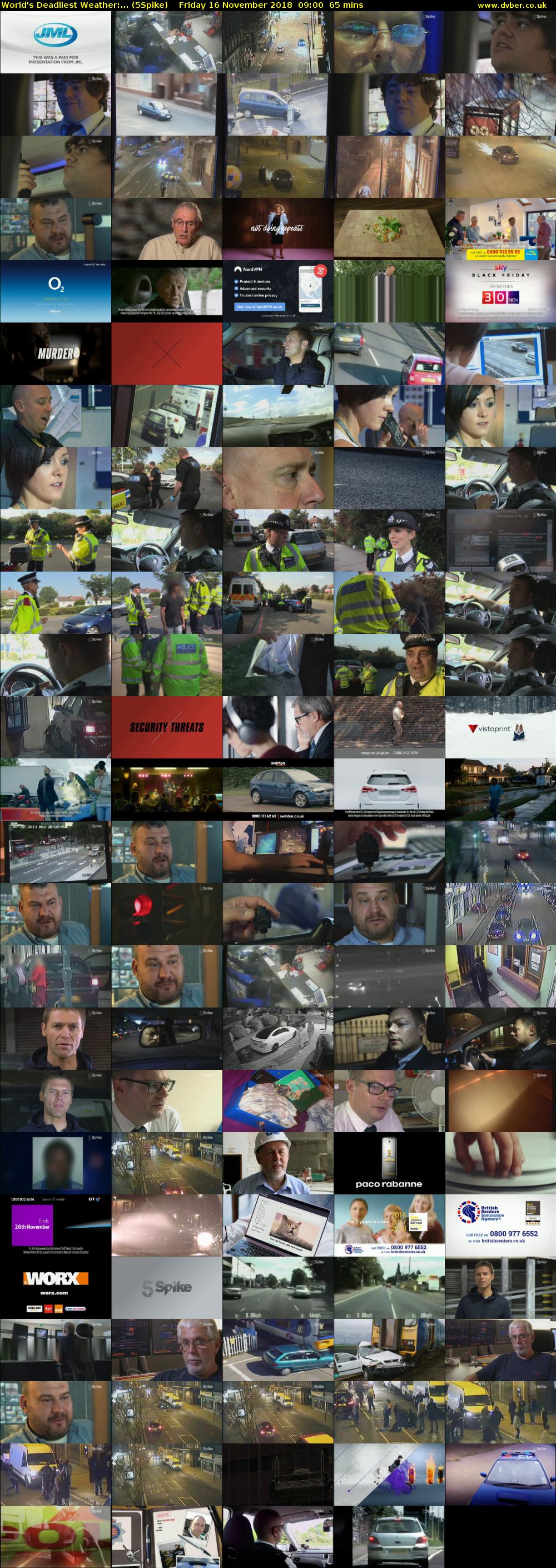 World's Deadliest Weather:... (5Spike) Friday 16 November 2018 09:00 - 10:05