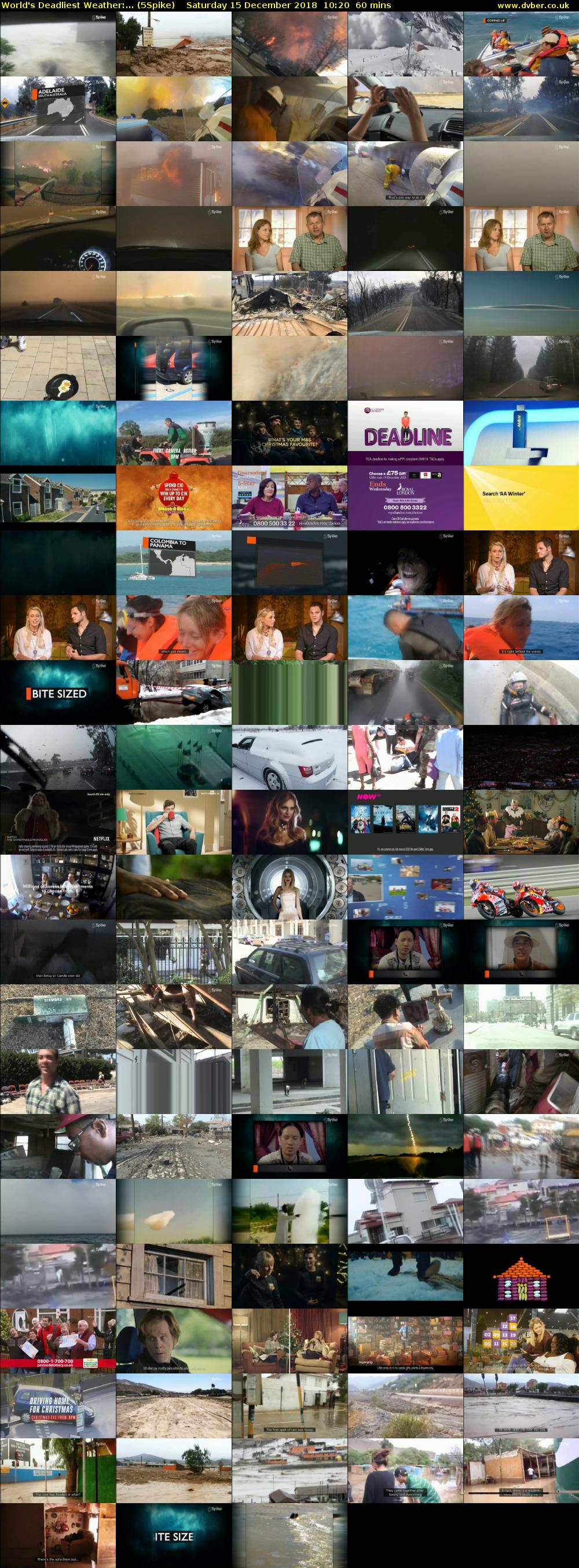 World's Deadliest Weather:... (5Spike) Saturday 15 December 2018 10:20 - 11:20