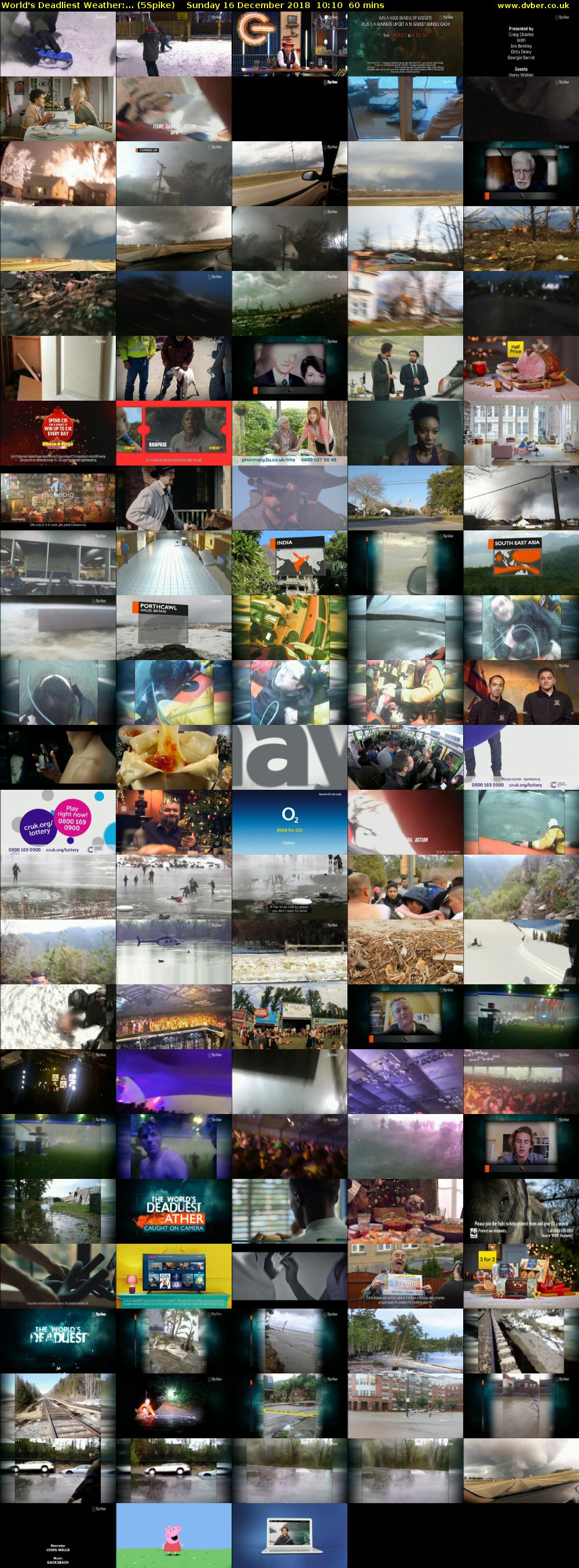 World's Deadliest Weather:... (5Spike) Sunday 16 December 2018 10:10 - 11:10