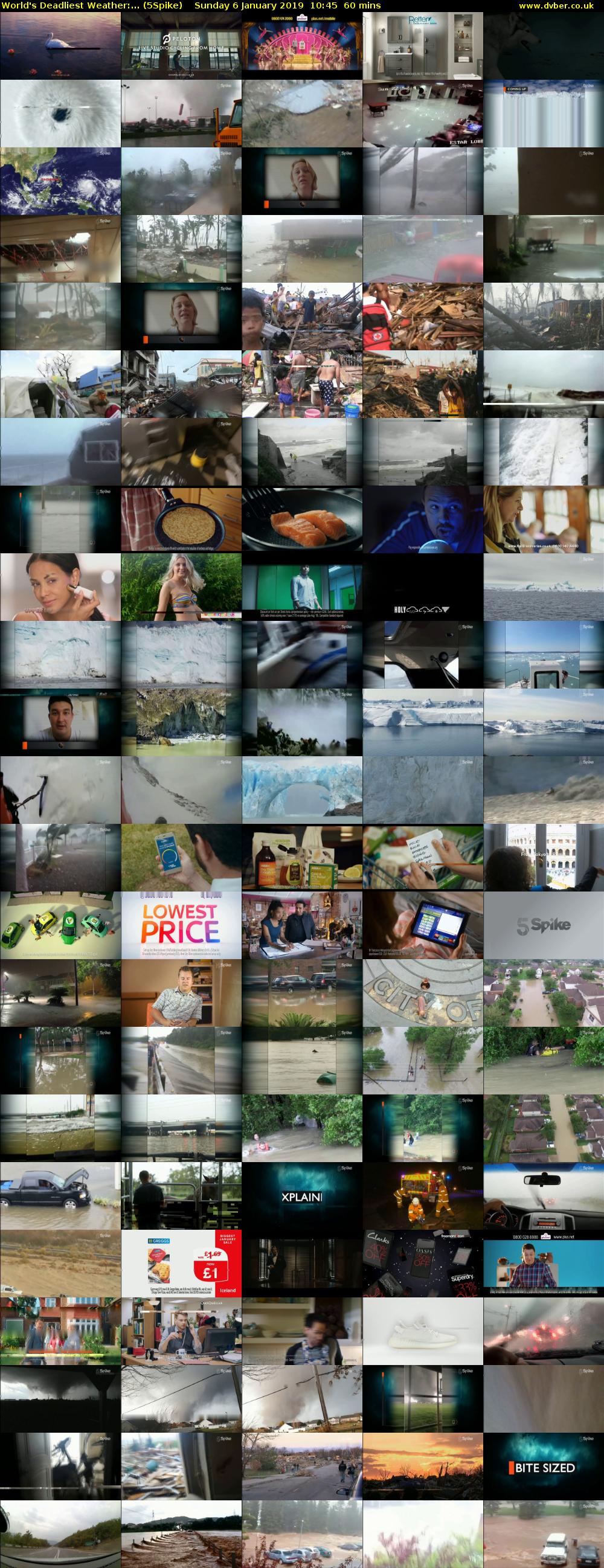 World's Deadliest Weather:... (5Spike) Sunday 6 January 2019 10:45 - 11:45