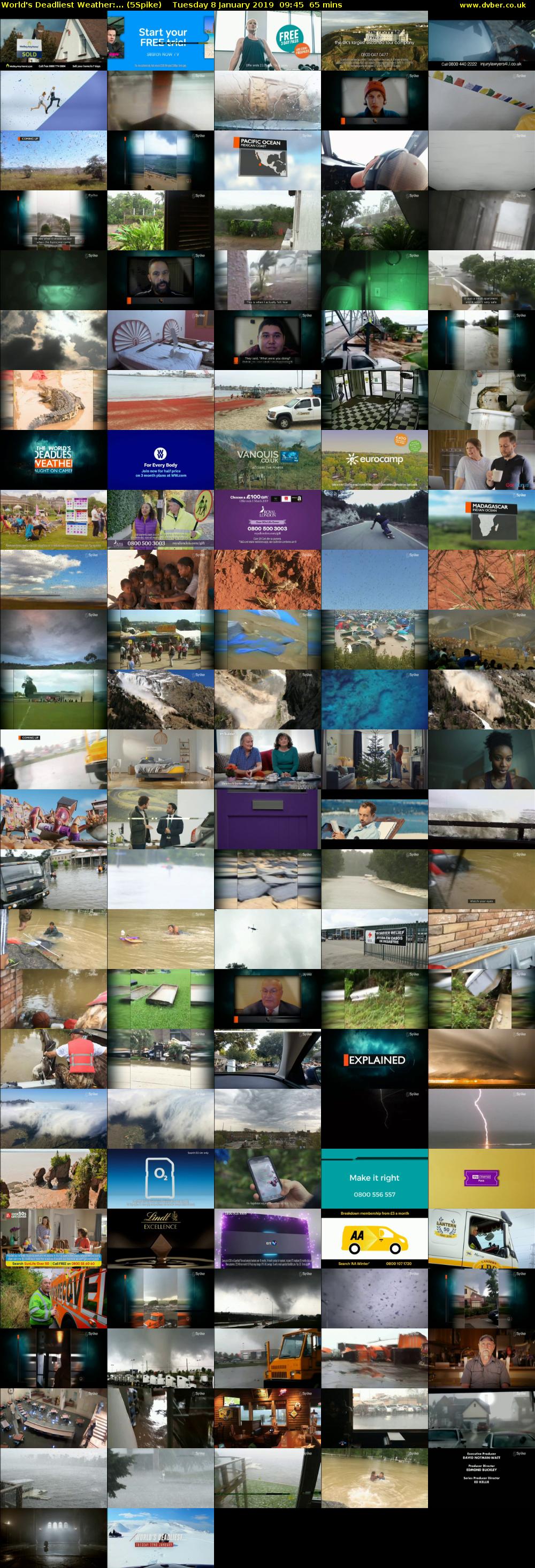 World's Deadliest Weather:... (5Spike) Tuesday 8 January 2019 09:45 - 10:50