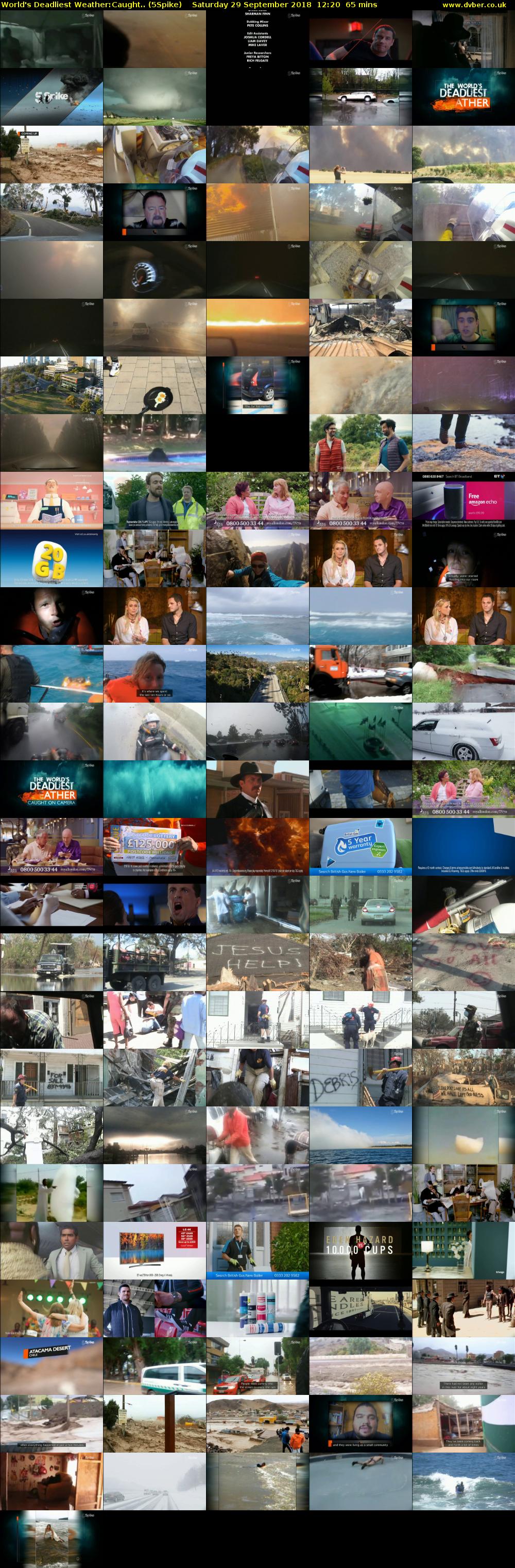 World's Deadliest Weather:Caught.. (5Spike) Saturday 29 September 2018 12:20 - 13:25