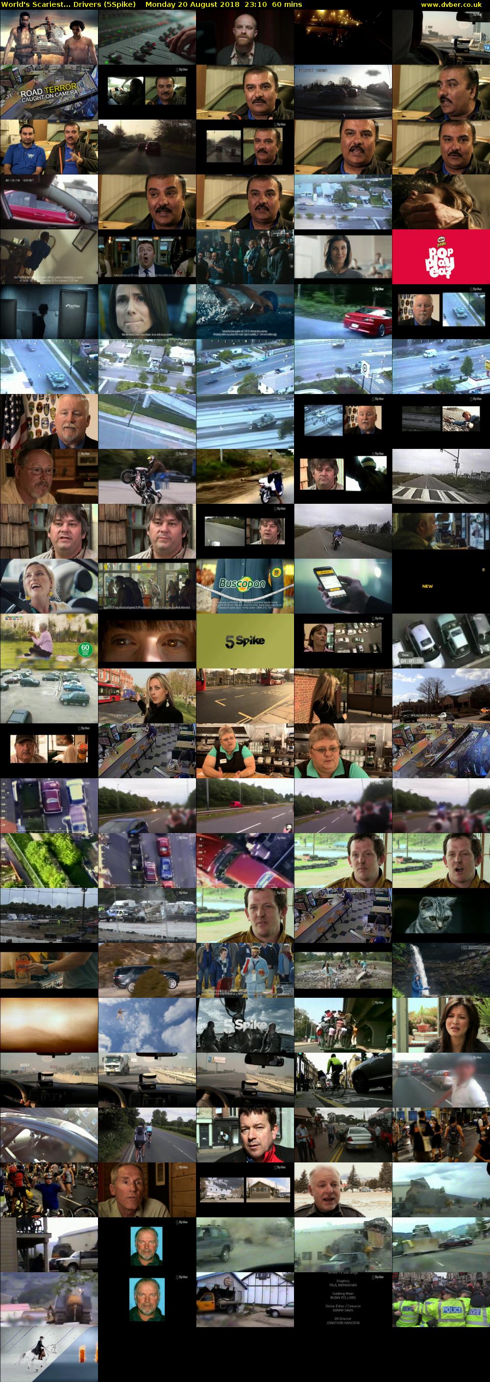 World's Scariest... Drivers (5Spike) Monday 20 August 2018 23:10 - 00:10
