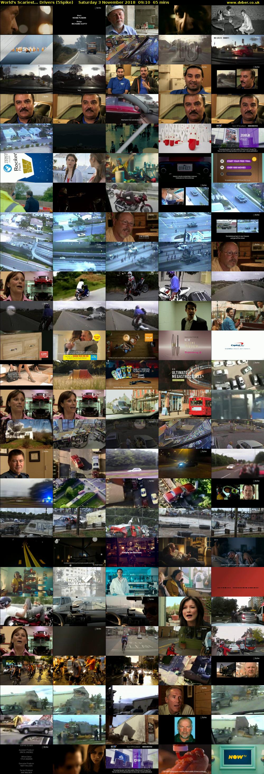 World's Scariest... Drivers (5Spike) Saturday 3 November 2018 09:10 - 10:15