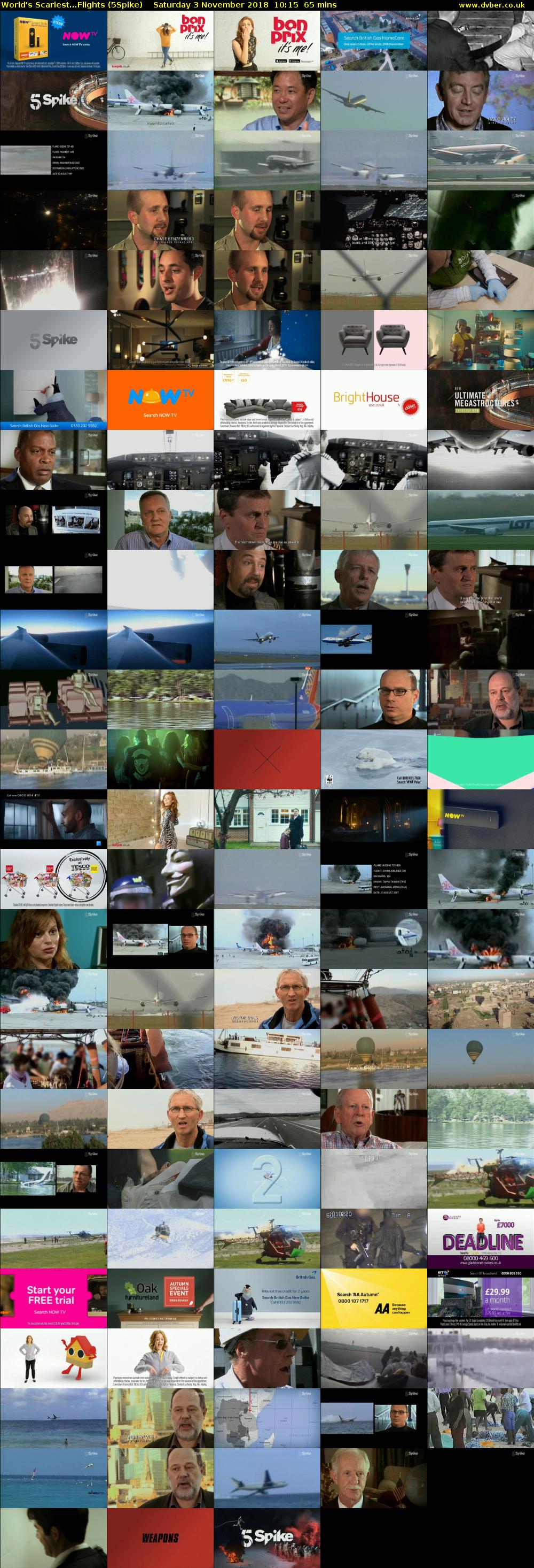 World's Scariest...Flights (5Spike) Saturday 3 November 2018 10:15 - 11:20