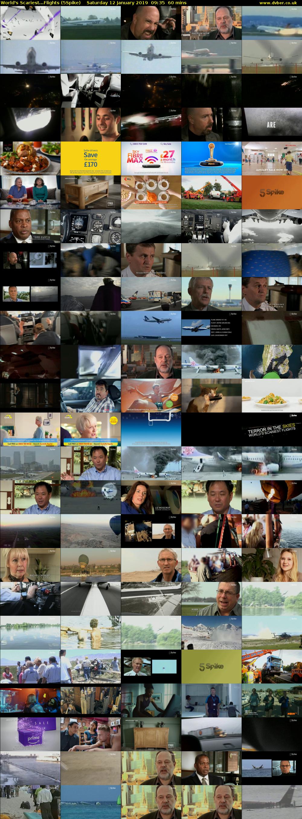 World's Scariest...Flights (5Spike) Saturday 12 January 2019 09:35 - 10:35