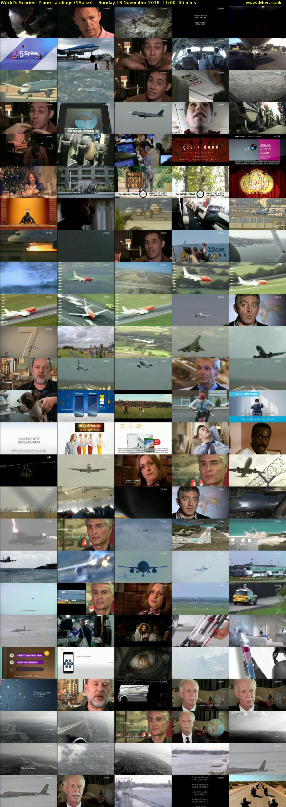 World's Scariest Plane Landings (5Spike) Sunday 18 November 2018 11:00 - 12:05