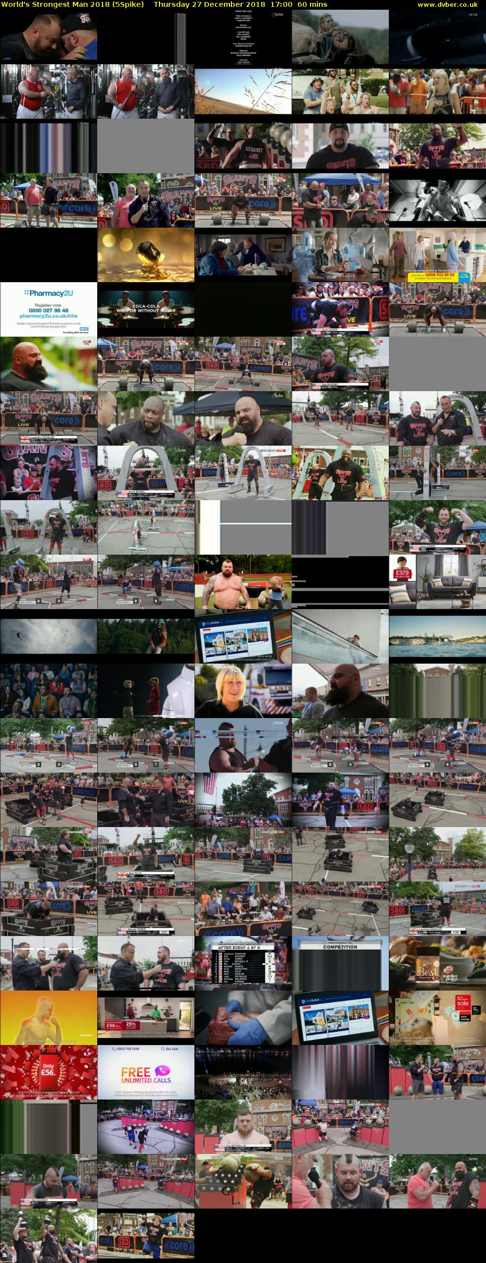 World's Strongest Man 2018 (5Spike) Thursday 27 December 2018 17:00 - 18:00