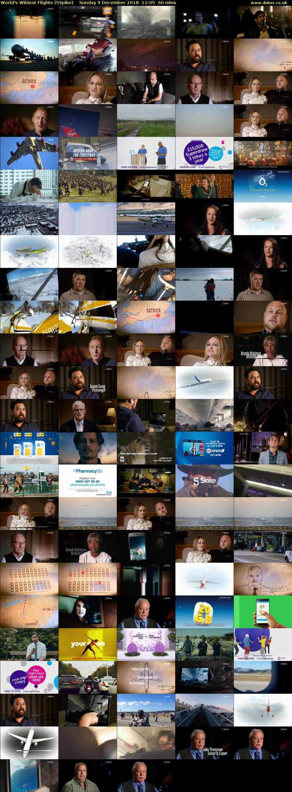 World's Wildest Flights (5Spike) Sunday 9 December 2018 11:05 - 12:05