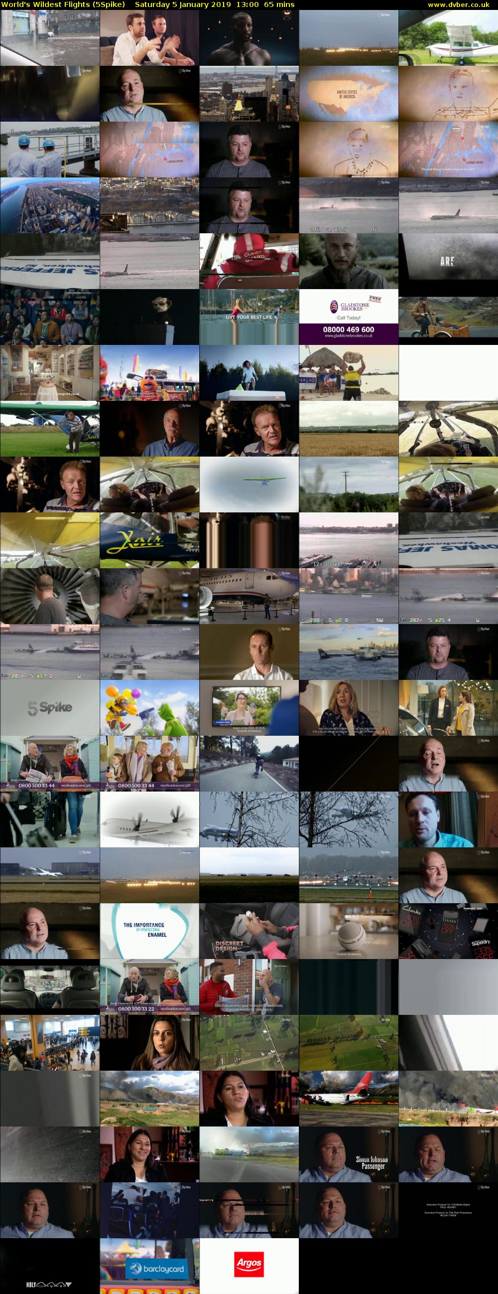 World's Wildest Flights (5Spike) Saturday 5 January 2019 13:00 - 14:05