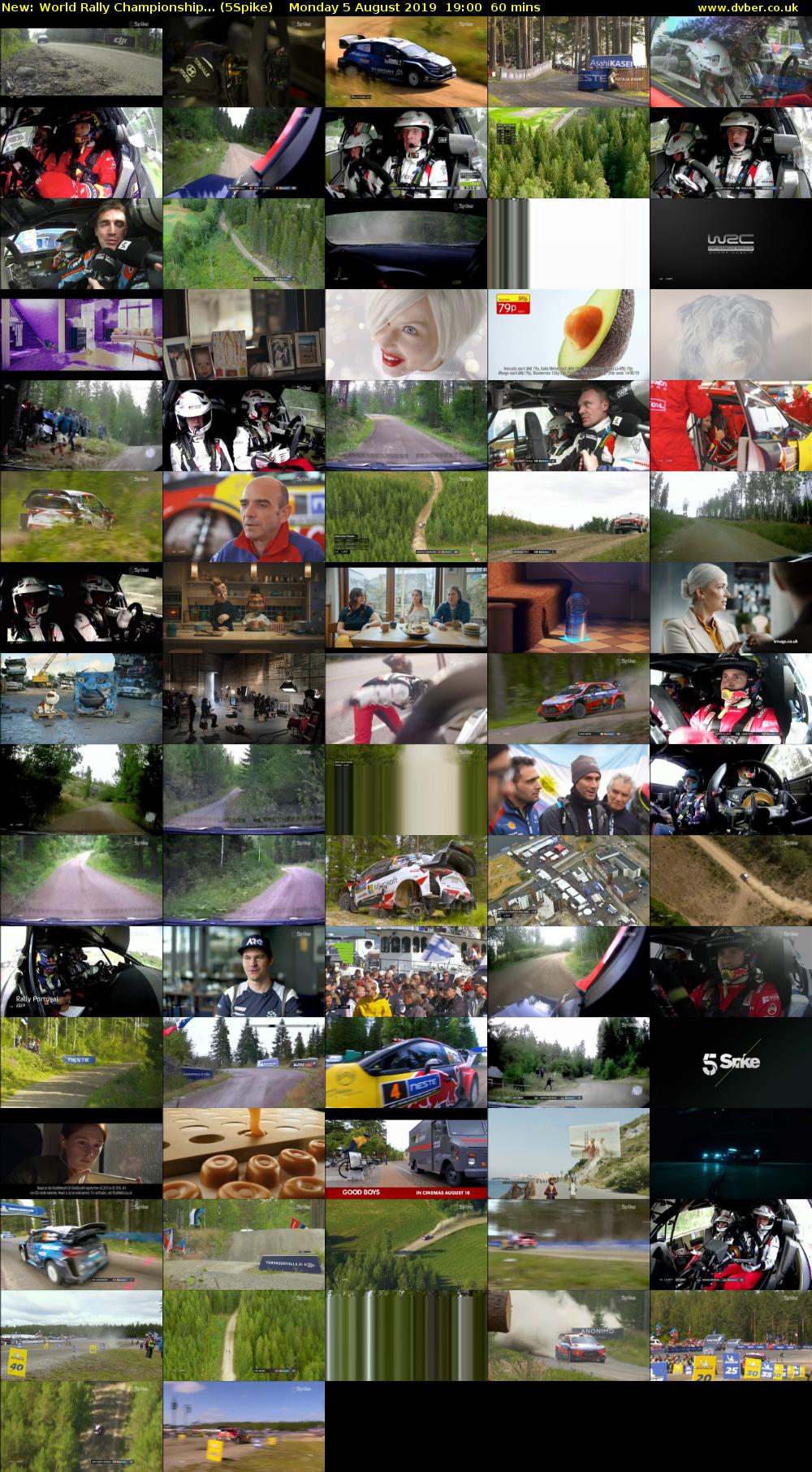 World Rally Championship... (5Spike) Monday 5 August 2019 19:00 - 20:00