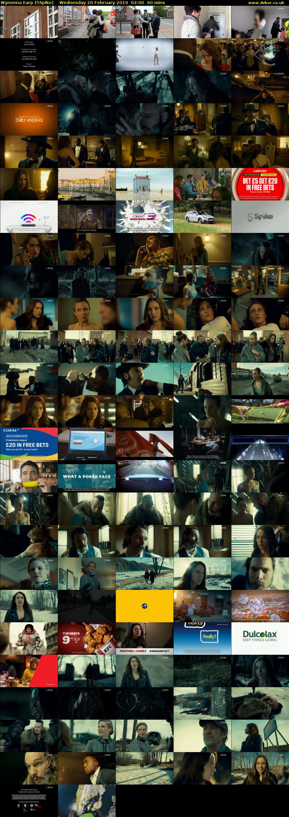 Wynonna Earp (5Spike) Wednesday 20 February 2019 02:00 - 03:00