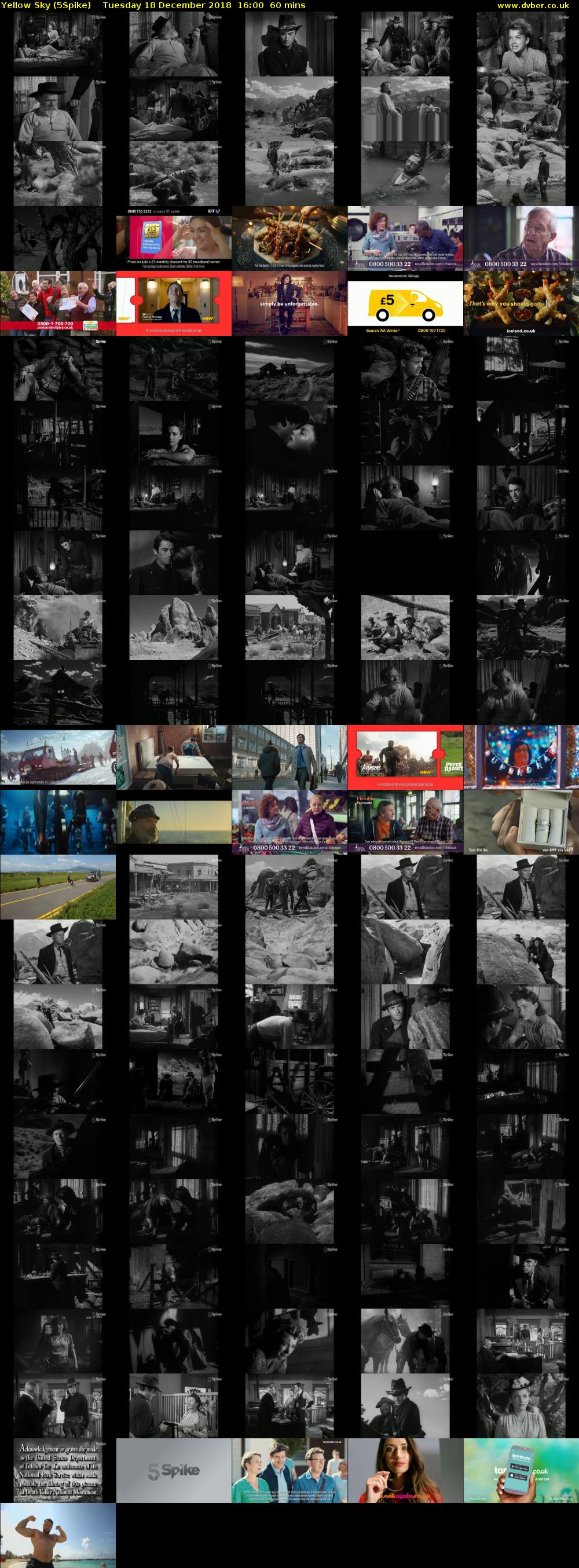 Yellow Sky (5Spike) Tuesday 18 December 2018 16:00 - 17:00