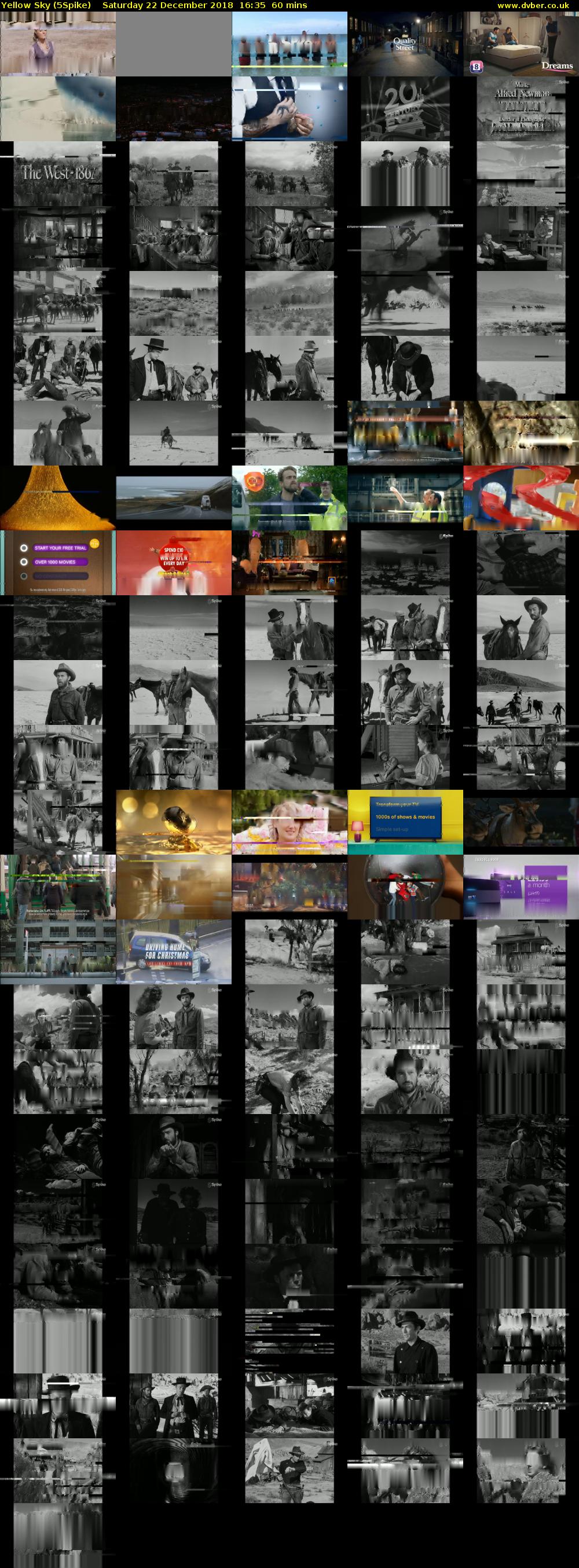 Yellow Sky (5Spike) Saturday 22 December 2018 16:35 - 17:35