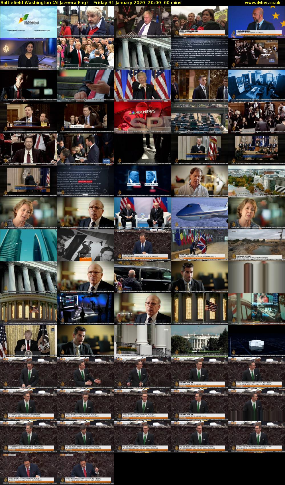 Battlefield Washington (Al Jazeera Eng) Friday 31 January 2020 20:00 - 21:00